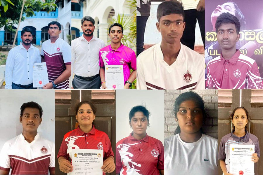 வடமாகாண கல்வித்திணைக்களத்தால் நடாத்தப்பட்ட பளுதூக்கல் போட்டியில் இம்முறை அதிக பதக்கங்களைப் பெற்ற மகாஜனா