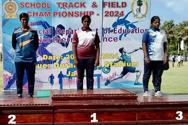 மாகாணமட்ட தடகளப் போட்டி 2024 மகாஜனாவிற்கு முதல் நாளில் இரு பதக்கங்கள்