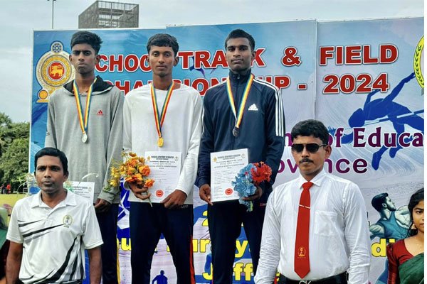 மாகாணமட்ட தடகளப் போட்டி 2024 மகாஜனாவிற்கு மூன்றாம் நாள் 5 பதக்கங்கள்